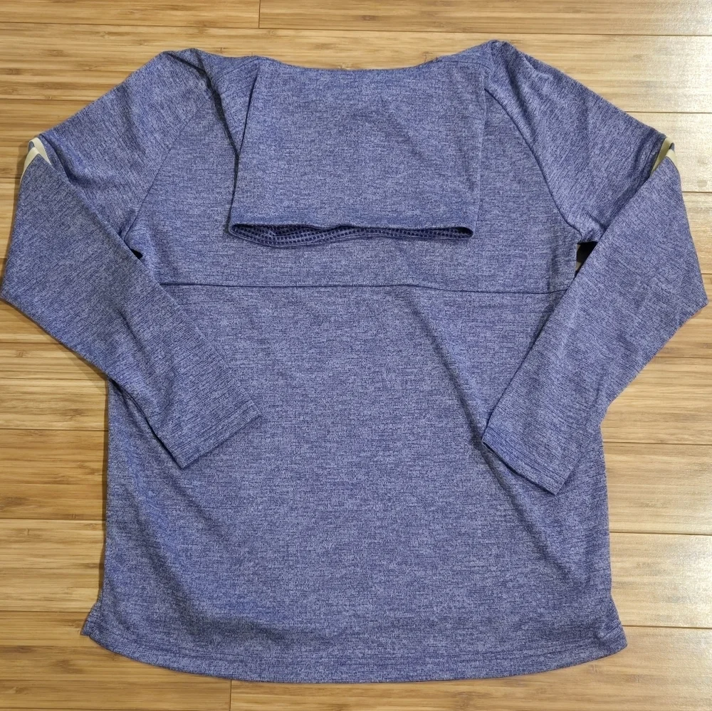 Nike Purple and Yellow Long Sleeve Shirt